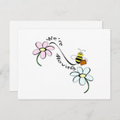 bewegende bij aankondigingskaart (Voorkant / Achterkant)