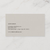 BEWEGENDE LIJNEN Nr. 3 Visitekaartje (Achterkant)