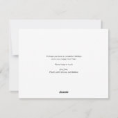 Bewegende wijziging van de Feestdagen van de Kerst Feestdagenkaart (Achterkant)