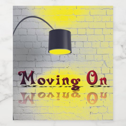 Beweging aan wijn etiket (Enkel label)