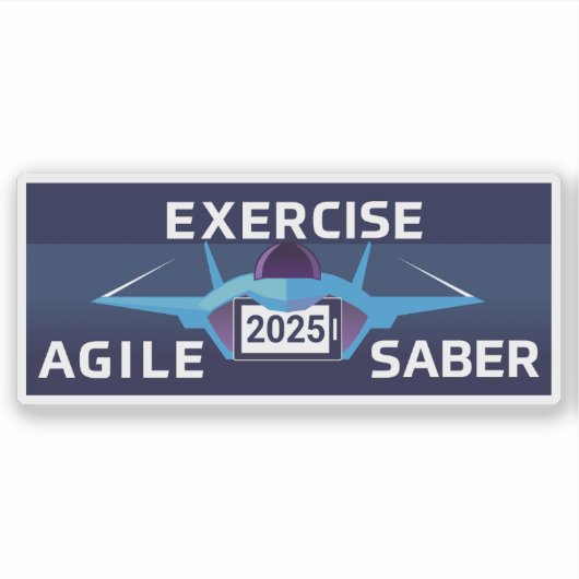 Beweging Agile Saber 3 Sticker (Voorkant)