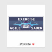 Beweging Agile Saber 3 Sticker (Vel)