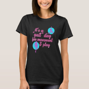 Beweging en spelen fysiotherapeut fysiotherapie t-shirt