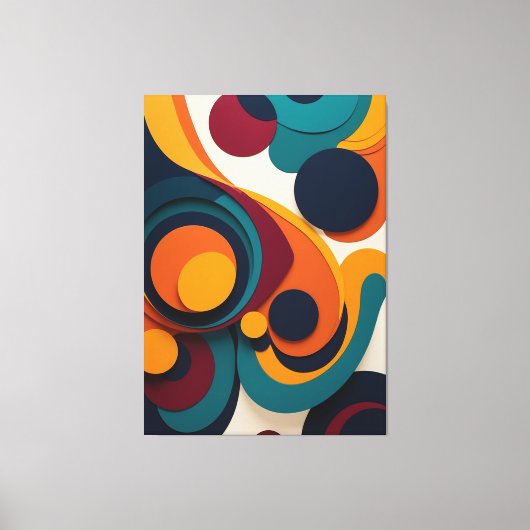 Beweging in de kunst canvas afdruk (Voorkant)