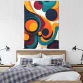 Beweging in de kunst canvas afdruk (Insitu (Slaapkamer))