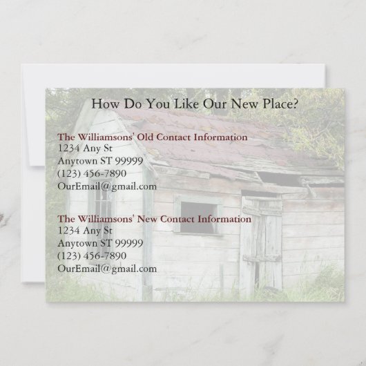 Beweging in Klaar - de Privé Verandering van het B Aankondiging (Achterkant)