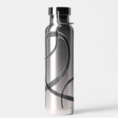 Beweging in zwart-wit waterfles (Links)