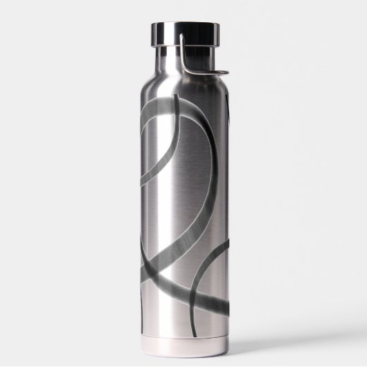 Beweging in zwart-wit waterfles (Links)