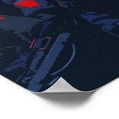 Beweging langs poster (Hoek)