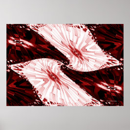 Beweging - Rood op rood Poster