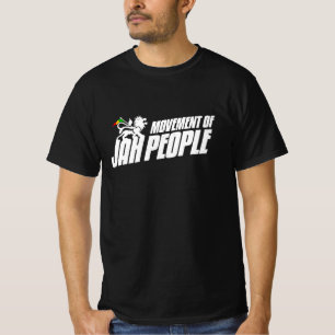 Beweging van Jah Volk Rasta Leeuw van Juda Reggae T-shirt