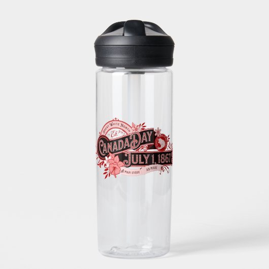  bewegwijzering op Canada Day Waterfles (Voorkant)