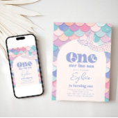 Bewerk de Zee Arch Mermaid Invitation Kaart