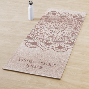 Bewerk Met Uw Aangepaste Tekst Citaat Rose Goud Ma Yogamat
