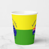 Bewerk Tekst Jaar Australia Day Papieren Bekers (Links)