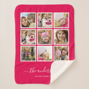 bewerkbaar achtergrondkleureninkuilscript sherpa deken