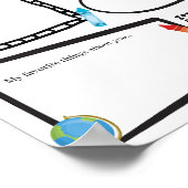 Bewerkbaar Alles over mijn Teacher sjabloon Poster (Hoek)