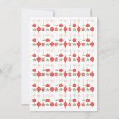 Bewerkbaar bedrijf Christmas Invitation Kaart (Achterkant)