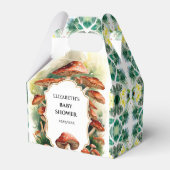Bewerkbaar Boho Mushroom Baby shower Bedankdoosjes (Voorkant Zijde)