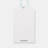 Bewerkbaar Celebration Dank u Gift Favor Label Cadeaulabel (Achterkant)