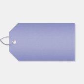 Bewerkbaar cursief script | Wit & Paarse Violet Cadeaulabel (Achterkant Horizontaal)