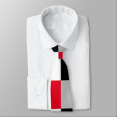 Bewerkbaar dambordpatroon stropdas (Gebonden)