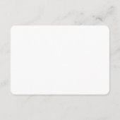 Bewerkbaar een recept voor een gelukkige huwelijks informatiekaartje (Achterkant)