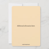 Bewerkbaar herfstloof kaart (Achterkant)