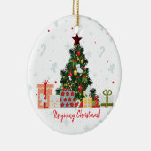 Bewerkbaar Het geeft kerstvakantie Ornament (Rechts)