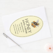 Bewerkbaar Ivoor 24 oz Queenline Honing Label (Envelop)