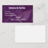 Bewerkbaar, kaartlezen service, Tarot , Magie enz. Visitekaartje (Voorkant / Achterkant)