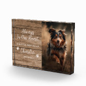 bewerkbaar Lijst in liefdevolle herinnering van Fotoblokken (Rechts)