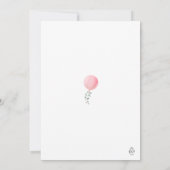 Bewerkbaar Oh Baby Baby shower Invitation Kaart (Achterkant)