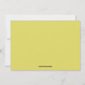 Bewerkbaar Oogstfeest Dankdagdiner Kaart (Achterkant)