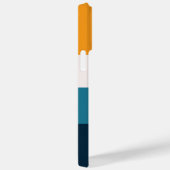 Bewerkbaar opschrift Kleurblok Horizontale streep Case-Mate iPhone Case (Achterkant / Rechts)