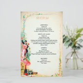 Bewerkbaar  Paar en Champagne Menu (Staand voorkant)