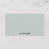 Bewerkbaar persoonlijk stuurprogramma visitekaartje (Achterkant)