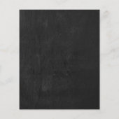 Bewerkbaar Pizza Menu Pizzaria Restaurant Menu (Achterkant)