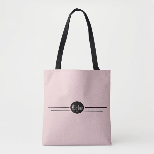 bewerkbaar roze draagtas (Voorkant)