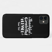 Bewerkbaar Sparkling Thanksgiving Quote Design Case-Mate iPhone Case (Achterkant (horizontaal))