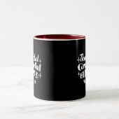 Bewerkbaar Sparkling Thanksgiving Quote Design Tweekleurige Koffiemok (Center)