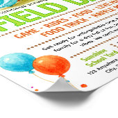Bewerkbaar veld dag Fondsenwervingsfolder Poster (Hoek)
