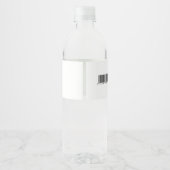 bewerkbaar Verjaardag Roze Tractor Water Fles Labe Waterfles Etiket (Achterkant)