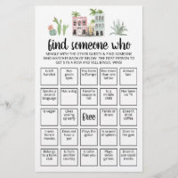 Bewerkbaar Vind Iemand Die Bingo spel