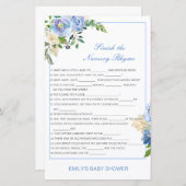 Bewerkbaar Voltooi het Nursery Rhyme met Antwoord (Voorkant / Achterkant)