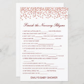 Bewerkbaar Voltooi het Nursery Rhyme met Antwoord (Voorkant / Achterkant)