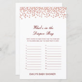 Bewerkbaar wat is er in de Dappere Bag Baby shower (Voorkant / Achterkant)