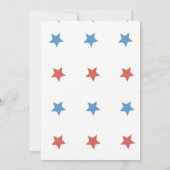 Bewerkbare 4th of July BBQ Invitation Sjabloon Ret Kaart (Achterkant)