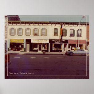 Bewerkbare 70s Canada Vintage Travel Poster