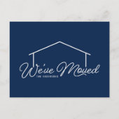 Bewerkbare achtergrond kleur huis dat we hebben ve briefkaart (Voorkant)